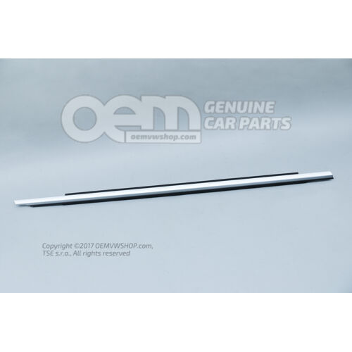 Uszczelka szczeliny okiennej z listwą ozdobną aluminium-mat 8V5853284D 1L1