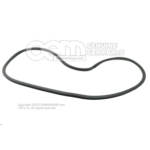 Uszczelka drzwi, wewnętrzna satyna czarna 5M0867913E 9B9