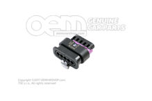 Płaska obudowa styków z blokadą styków Element przyłączeniowy obrotowy zawór suwakowy regulator chłodziwa 4F0973705