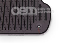 1 zestaw dywaników pod stopy (gumowych) satynowo-czarny 8E1061225  041 (2)