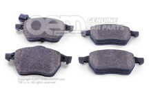 1 komplet: klocki hamulcowe ze wskaźnikiem zużycia hamulca tarczowego 1J0698151M (1)