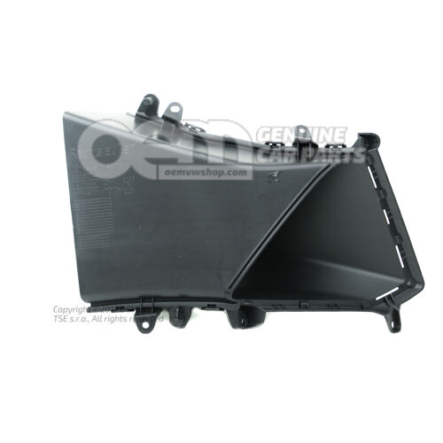 Kanał powietrzny satynowo czarny Volkswagen Golf 5G 5G0807406  9B9