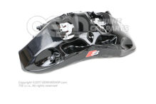 4N0615107AH Audi A6, A7, A8, Q7 and Q8 black calliper without brake pads size 400x38mm front left