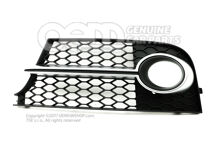 Kratka nawiewu czarno-błyszcząca 8J0807681K T94