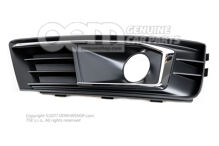 Kratka nawiewu ciemny chrom matowy/chrom 8W0807682S RU6