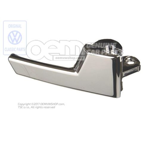 Siłownik wewnętrzny chromowany Golf Mk2 321837226B