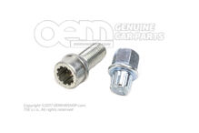 Śruba do koła, zabezpieczenie przed kradzieżą, klucze kodowe WHT002480  055 (1)