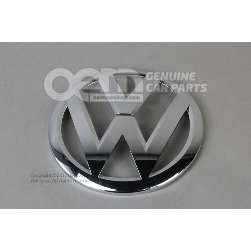 Emblemat VW, wysoki chrom 7E0853601G 2ZZ