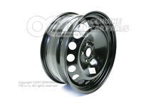 Felga stalowa rajdowa w kolorze czarnym 1EA601027B 03C (1)