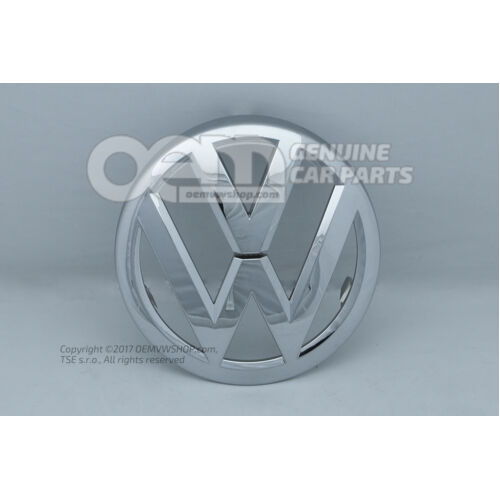 Emblemat VW, wysoki chrom 1S6853601B 739