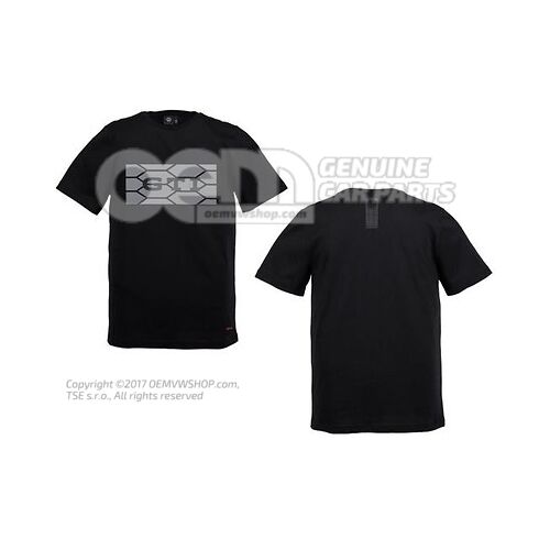 Koszulka, XL, unisex, czarna, kolekcja GTI