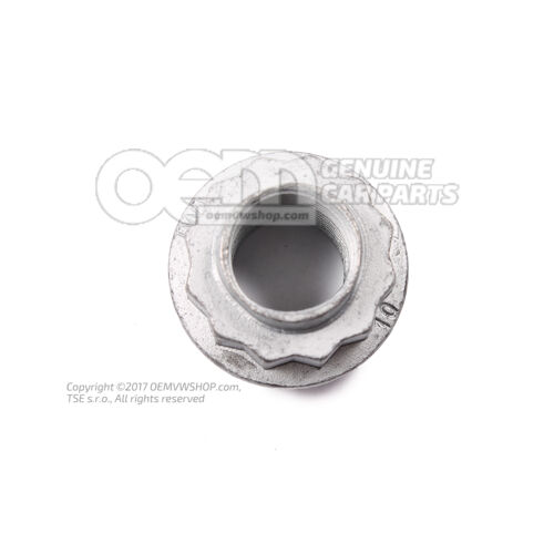 Nakrętka kołnierzowa 12-kątna samozabezpieczająca o rozmiarze M20X1,5 WHT005286