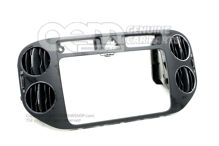 Panel z nawiewnikiem, satynowy czarny/chrom 5M0858069N VAL