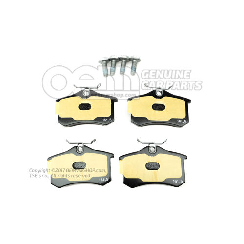 komplet klocków hamulcowych do hamulców tarczowych „eco” Economy JZW698451