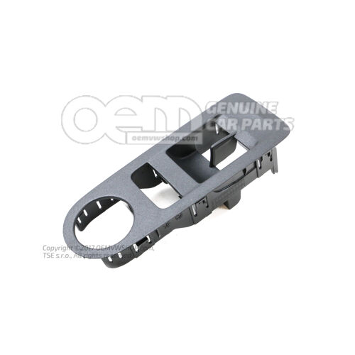 Listwa przełącznika (strona kierowcy), czarna satynowa 1S0867255G 9B9