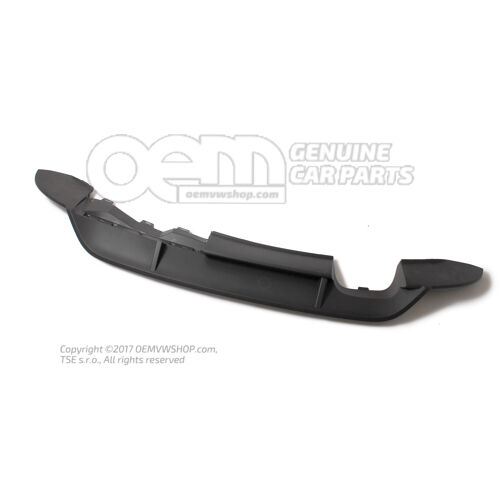 Dyfuzor tylny satynowo czarny Volkswagen Polo Hatchback 6R 6C6807568A 9B9