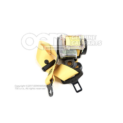 Trzypunktowy pas bezpieczeństwa żółty 99780303410V02