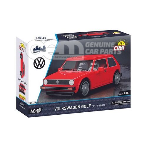 Zestaw, 1:35, „Golf 1”, czerwony, kolekcja licencjonowana