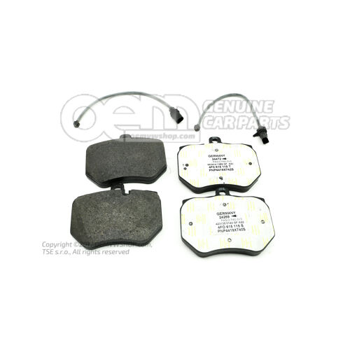 1 komplet klocków hamulcowych do hamulca tarczowego Audi RS6/RS6 plus/Avant Quattro 4F 4F0698151P