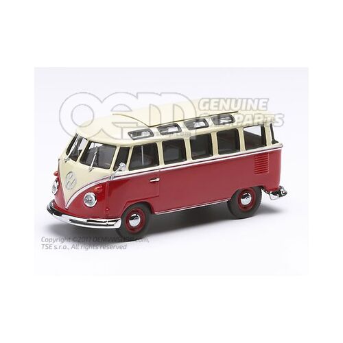 Model samochodu, 1:43, T1c „Samba Bus”, czerwony/kremowy