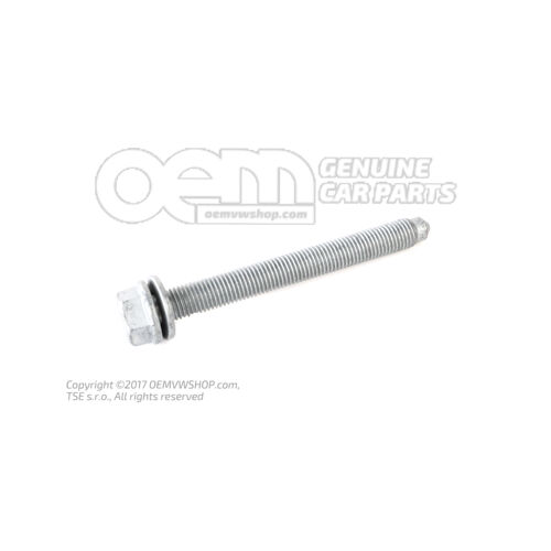 Śruba z łbem sześciokątnym z tuleją (kombi) N  91114701