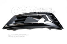 Kratka nawiewu ciemny chrom matowy/chrom 8W0807681S RU6