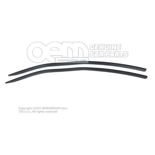 Obszycie satynowe czarne 3G9877791  9B9