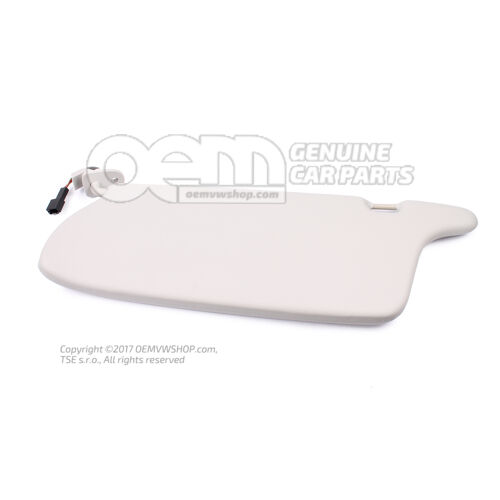 Osłona przeciwsłoneczna perłowo-szara 5W0857552  L72