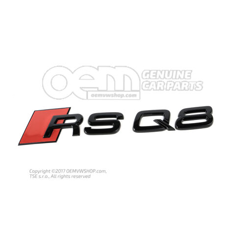 Napis czarno-błyszczący 4M8853740A T94