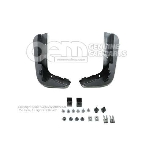 1 komplet: chlapacze (lewy i prawy) Audi A6 Allroad Quattro 4G 4G9075111
