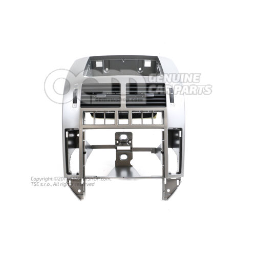 Panel z otworem wentylacyjnym ze stali nierdzewnej 6Q0858069ACR82