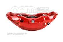 Audi RSQ8 red calliper without brake pads size 420x40mm right (3)