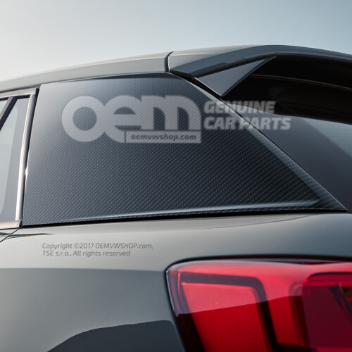 1 komplet nakładek na słupek C karbonowy Audi Q2 81 81A071350A 3Q0