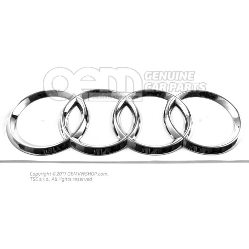 Emblemat AUDI chromowany 420853742  2ZZ