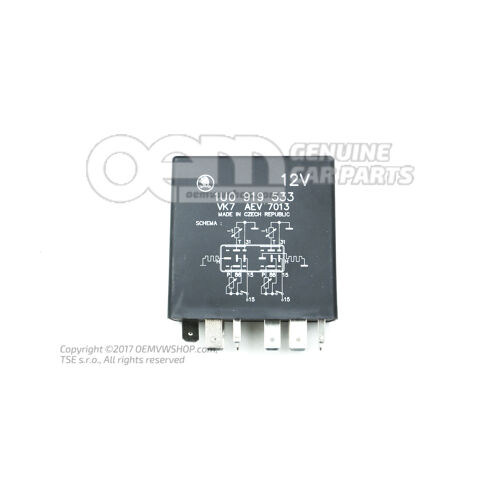 Sterownik ogrzewania foteli Skoda Octavia 1U 1U0919533