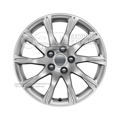 Felga aluminiowa diamentowa srebrna Audi A4/S4/Avant/Quattro 8W 8W0071497B 8Z8