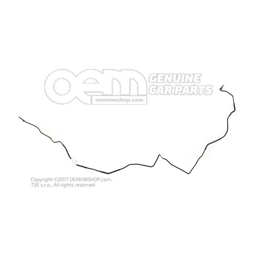 Przewód hamulcowy od hydrauliki do przewodu hamulcowego 4K0614724H