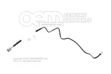 Przewód hamulcowy od przewodu hamulcowego do cylindra hamulca koła lub obudowy tłoka 1J0614749 Przewód hamulcowy od przewodu hamulcowego do cylindra hamulca koła lub obudowy tłoka 1J0614749