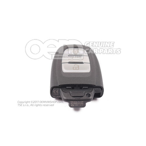 Jednostka nadawcza czarna/chromowana 4G0959754EKTKE