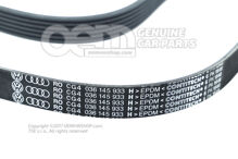 Keilriemen für Beetle, Polo Classic 036145933H (1)