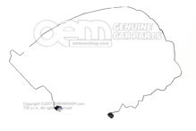 Przewód hamulcowy od hydrauliki do przewodu hamulcowego 4M0614726M