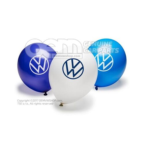 Balony, Kolorowa mieszanka, Nowy Volkswagen, Kolekcja materiałów reklamowych