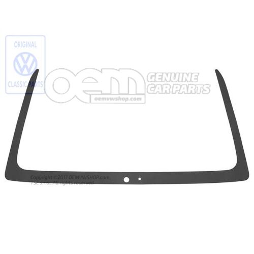 Folia wykończeniowa klapy bagażnika Golf MK2 GTI 191853042  6BX