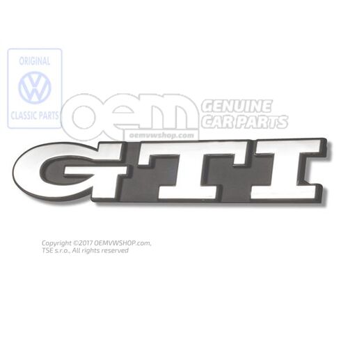 Emblemat przedni do Golfa Mk3 GTI 1H6853679E Z10