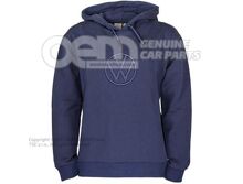 330084140C 530 Hooded sweatshirt, L, ladies', Dark Blue, Volkswagen Collection