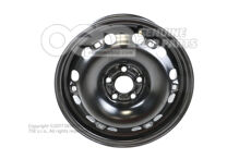 Felga stalowa rajdowa w kolorze czarnym 6C0601027F 03C