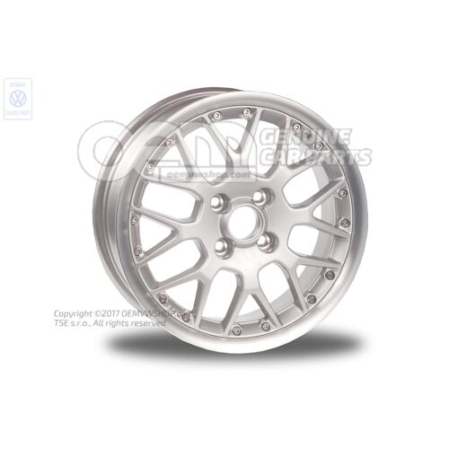 Obręcz aluminiowa w kolorze chromu, metalik 6N0601025J 091
