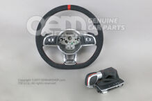 Volkswagen Golf VII 5G Clubsport Retrofit kit GTI edition 40 Alcantara DSG multifunction steering wheel with DSG shift knob 5G0498091C NNM Volkswagen Golf VII 5G Clubsport Retrofit kit GTI edition 40 Alcantara DSG multifunction steering wheel with DSG shift knob 5G0498091C NNM