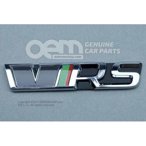 Napis czarno/czerwony/zielony Skoda Octavia 5E 5E0898100