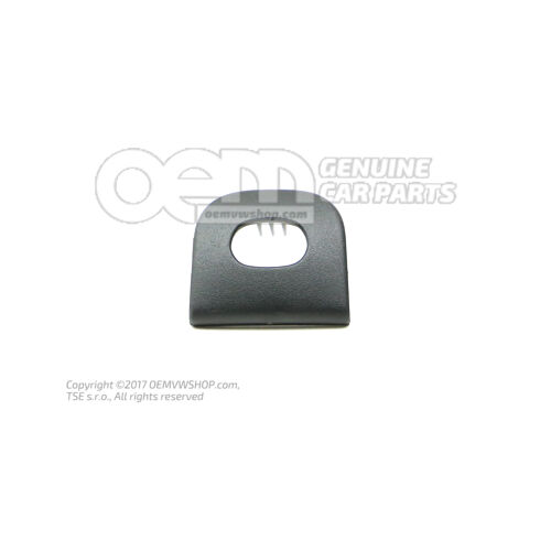 Wykończenia satynowe w kolorze czarnym 1K0857304  9B9